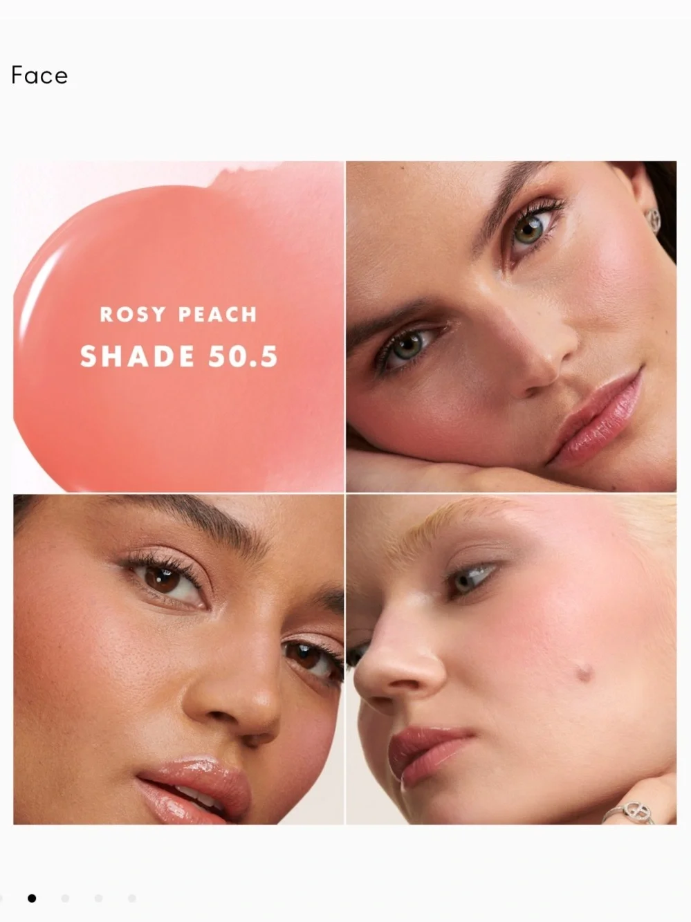 Giorgio Armani Luminous Silk Liquid blush cheek tiny rosy peach
